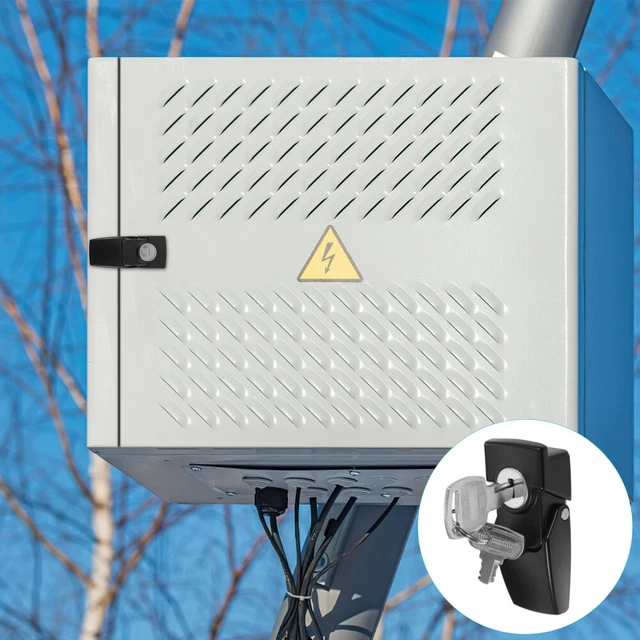 Serrature Magnetiche Zhufas Per Cassetti - 12 Pezzi Con 3 Chiavi, Bianco - Foto 8