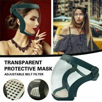 Anti-fog Full Face Mask Protective Head Cover Outdoor Transparent Safety Mask 3