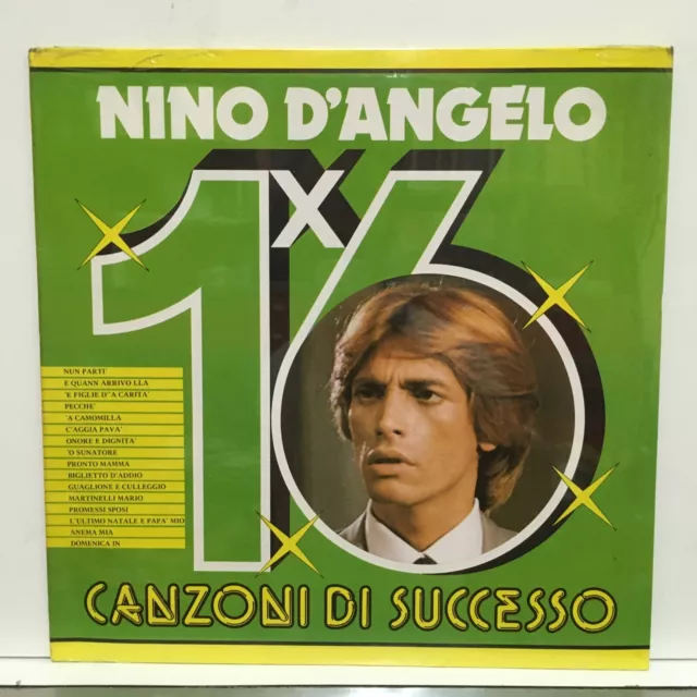 Nino D'Angelo - 16 Canzoni di successo (verde), vinyl LP compilation [sigillato]