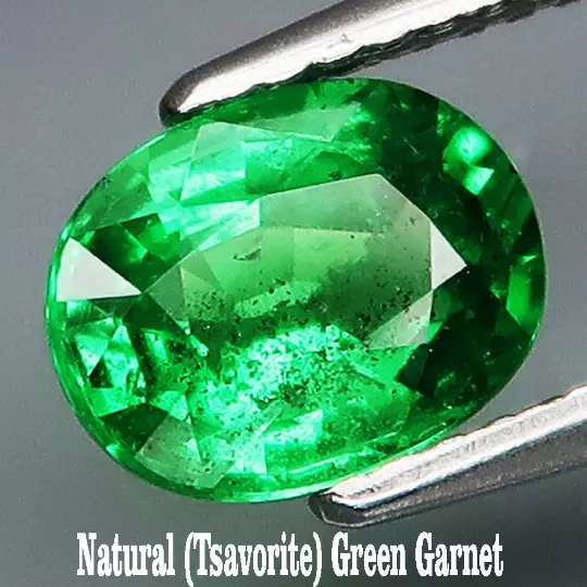 1.66Cts Natural Tsavorite Green Garnet - Hi-End Luster Gem - Amazing Collection!