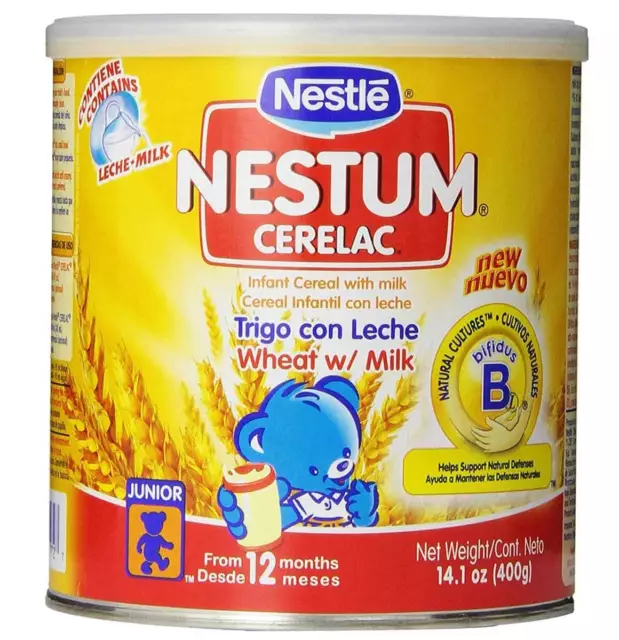 Nestle Nestum Infant Cereal Wheat with Milk 12 Mths+ - 14.1 Oz - EACH