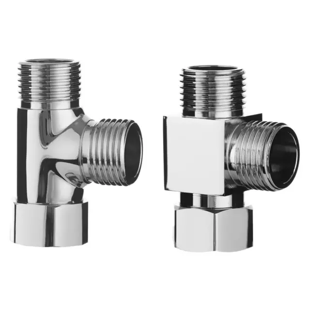 Brass Water Tap Connector Kitchen Sink Splitter Faucet Adapter Diverter Valve