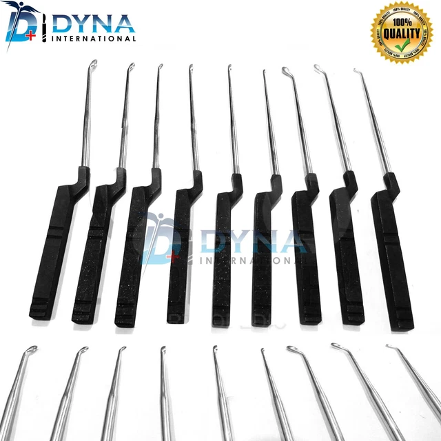Bone Cervical Curettes Spine Orthopedics Spine Premium Quality Instruments 9 Pcs