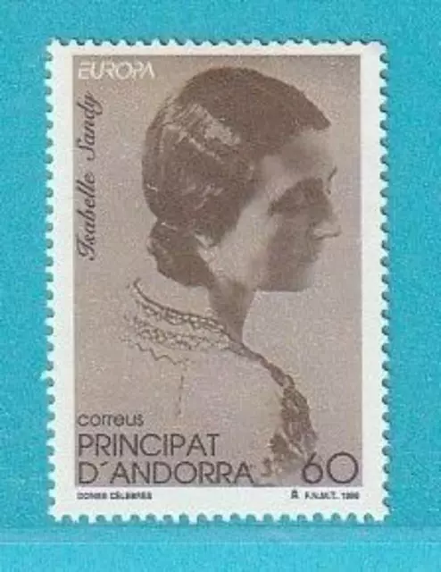 Andorra (span. Post) Europa CEPT aus 1996 **postfrisch MiNr. 248 Berühmte Frauen