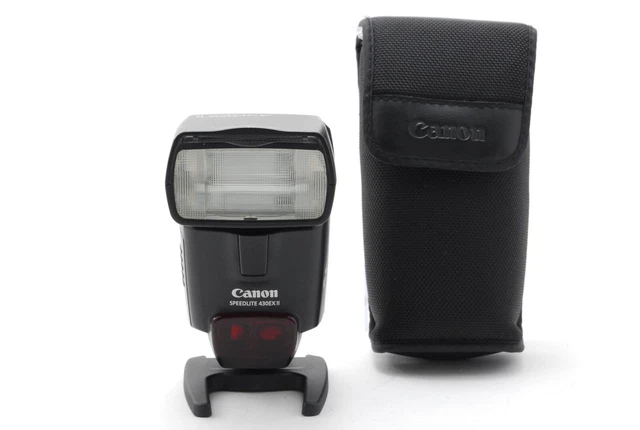 [Mint w/Case] Canon Speedlite 430 EX II Shoe Mount Flash From JAPAN