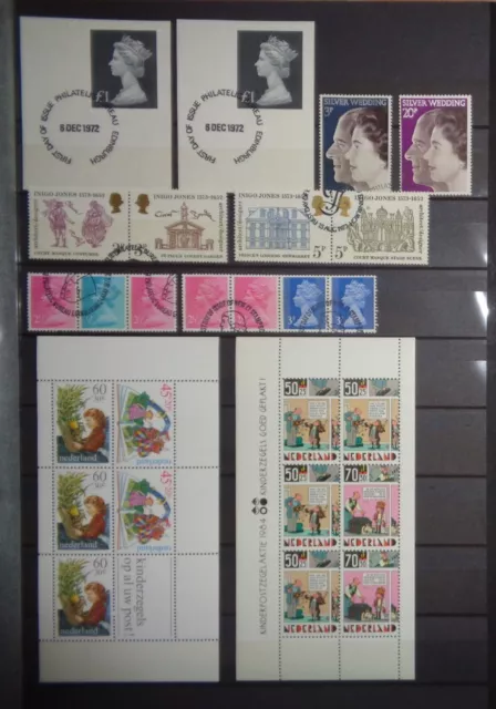 Collection de timbres et blocs d'Europe et du Monde dans un classeur (album) 2