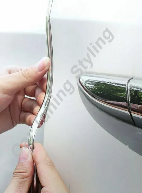 6 mètres chrome protection de bord de voiture protection moulage garniture bande profil en U VW 3