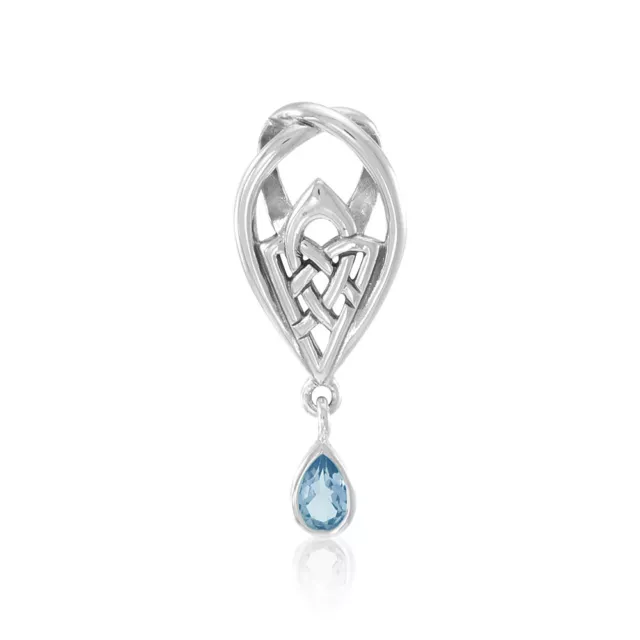 Celtic Knot of Protection Pendant .925 Sterling Silver Peter Stone Fine Jewelry
