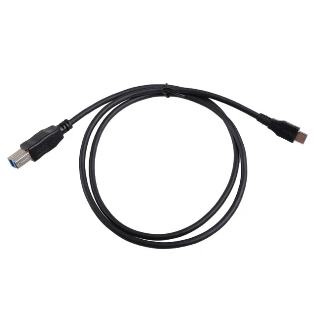 Type C To Standard B-Type Hard Disk Box Square Port for Printer Data Cable Line