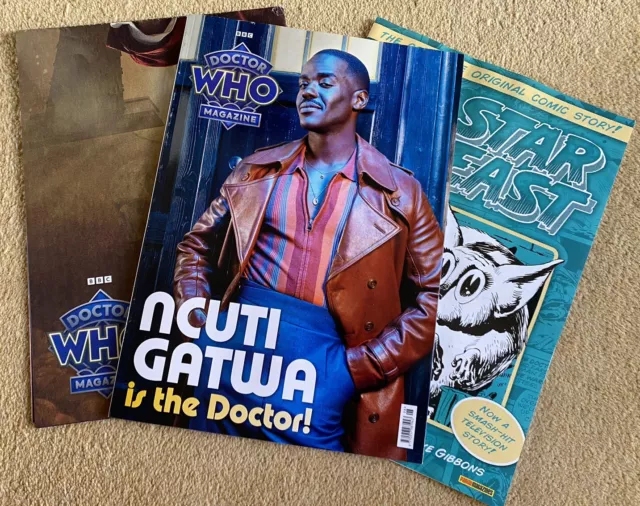 Doctor Who Magazine DWM Issue 598 January 2024 Ncuti Gatwa - Poster Defect