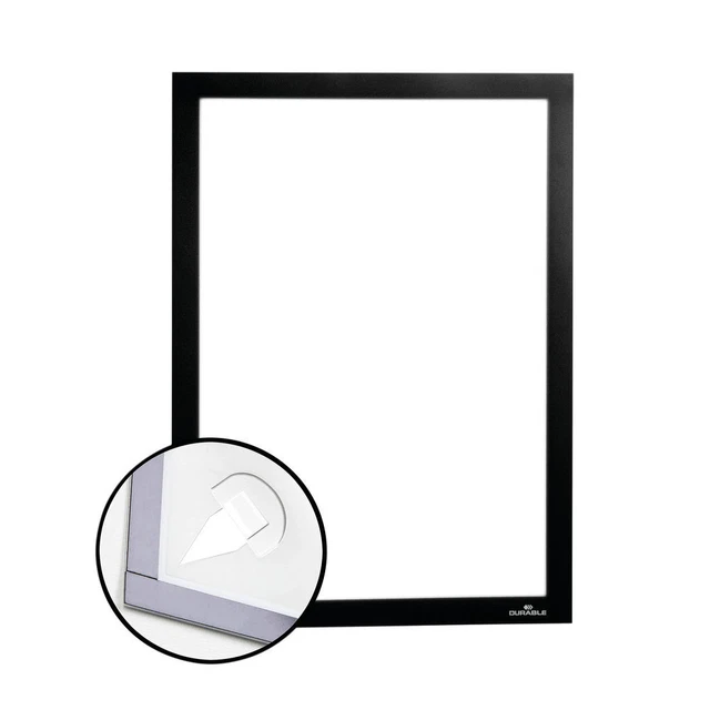 Carta da parati duraframe resistente A4 nera 4843