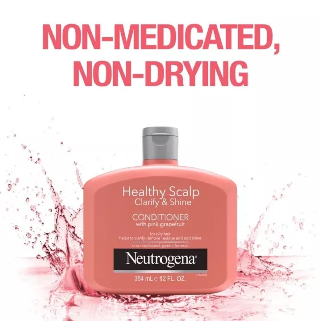 Neutrogena Conditioner for Oily Hair & Scalp w/Pink Grapefruit, Healthy Scalp