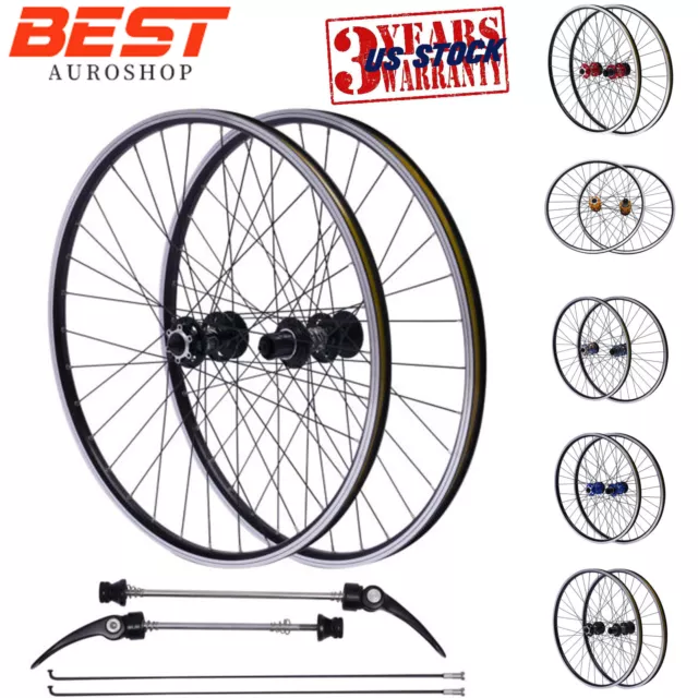 Mountain Bike Wheelset 27.5 Inch Aluminum Alloy Rim Disc Brake MTB Wheelset USA