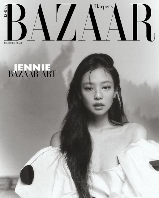 BAZAAR KOREA 2023 October BLACKPINK JENNIE Cover Whole Magazine £16.27