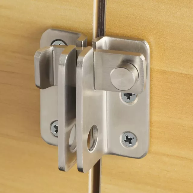 Flip Latch Thickened Heavy Duty Hasp Safety Sliding Door Lock Gate Latches-Large