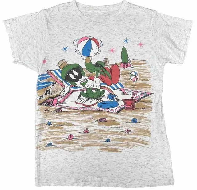 Looney Toons Marvin The Martian Tee T-Shirt Graphic Men’s Vintage 90s Size XL