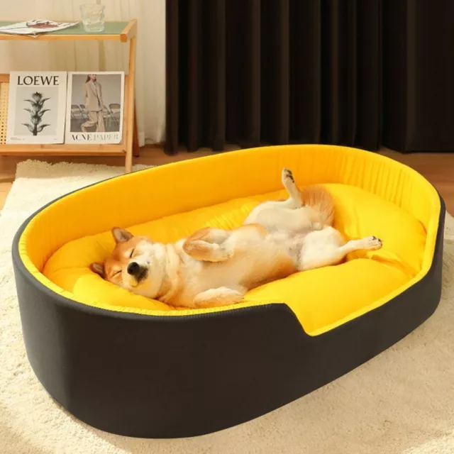 Pet Dog Bed Warm Cushion for S/Medium Large Dogs Sleeping Beds Waterproof Basket