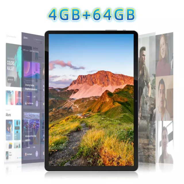 SGIN 10Inch Android11 Tablet PC 4GB RAM 64GB ROM Dual Camera 8MP AC WiFi 6000mAh 3