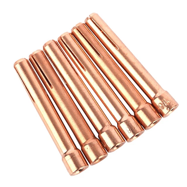 Lot De 10 Embouts De Torche De Soudage MIG En Cuivre Chromé
