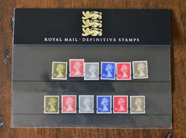 Royal Mail Presentation Pack No 30, Arnold Machin Design Definitive Stamps, 1993