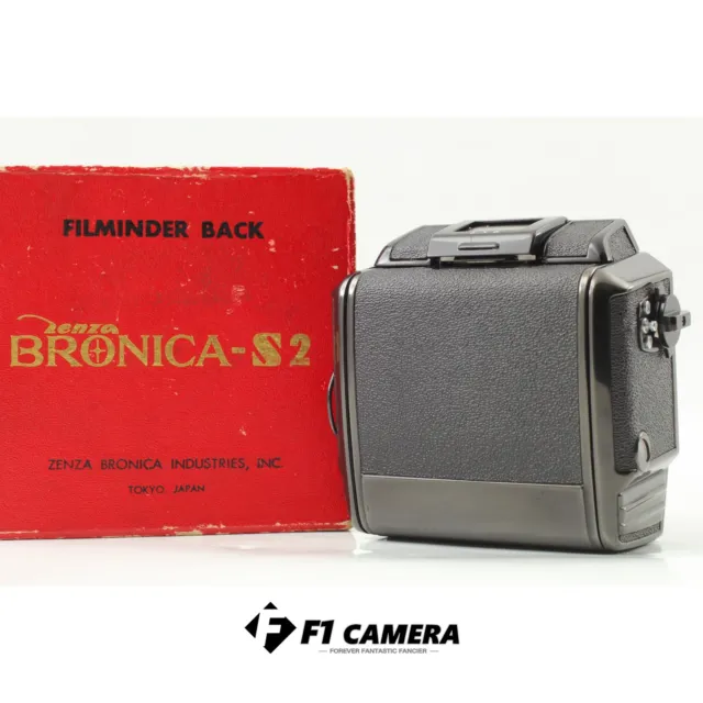 [Near MINT w/Box] Zenza Bronica 6x6 120 Roll Film Back Holder Black S2 S2A JAPAN