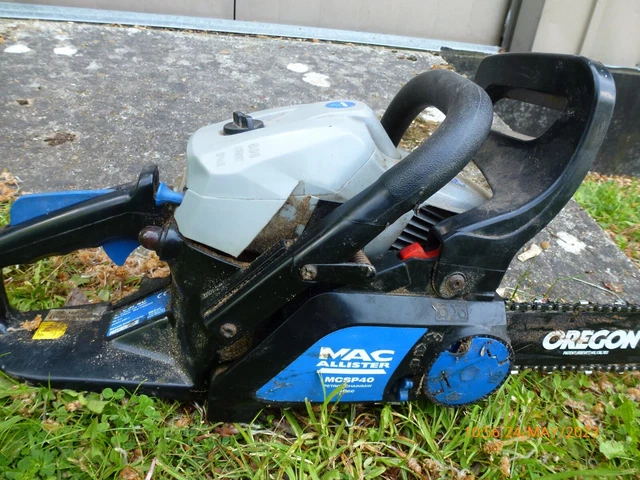 Image of MacAllister MCSP40 chainsaw on amazon website