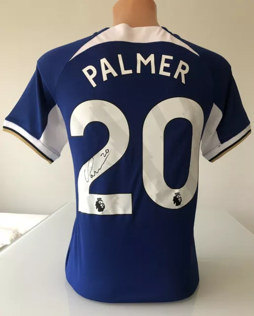 Signed Cole Palmer Chelsea 2023/24 Shirt PROOF