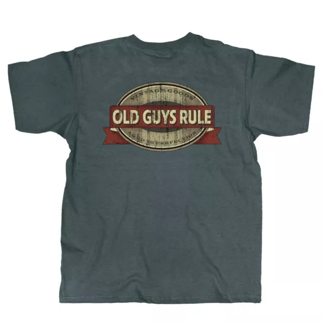 OLD GUYS RULE  t shirt oak cask oval OG0783