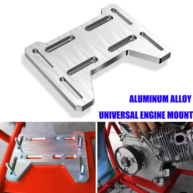 Universal Engine Mount Aluminum For Mini Bike & Go Kart Doodlebug DB30 & 100