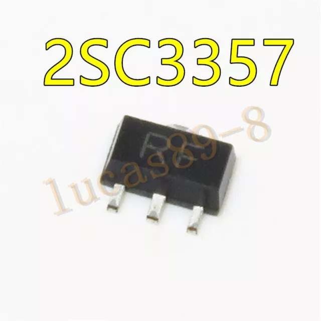 5PCS 2SC3357-RE SOT-89 C3357 RE NPN Silicon Transistor #E6