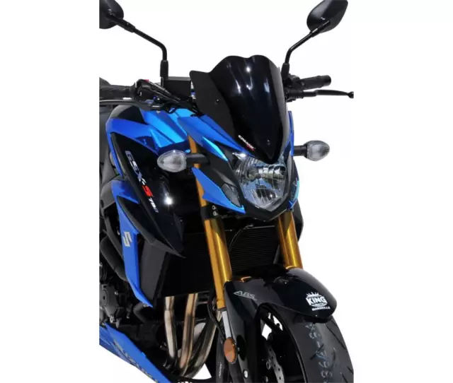 Suzuki GSX - S 750 -17/22 - Windabweiser ERMAX Sport Schwarz Dunkel / 0304S89