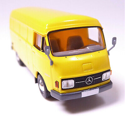 H0 BREKINA Starmada Mercedes Benz L 206 D Kasten Transporter gelb # 13301 2