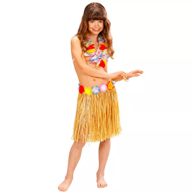 Gonna hula con cintura floreale - bambini Hawaii bastoncini Aloha Hawaii gonne festa 2