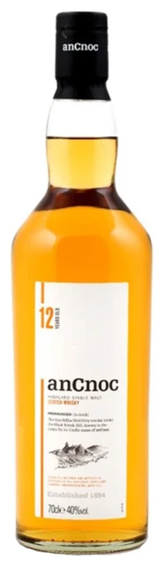 anCnoc 12 Year Old Single Malt Scotch Whisky 700ml Each