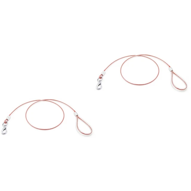 2 Pieces Laisse De Sécurité Pour Chien C Câble Laisse Pour Chiot Ceinture