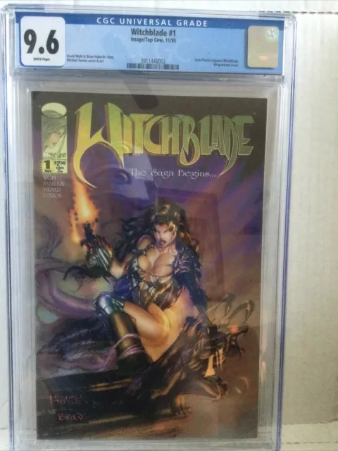 Witchblade #1 CGC 9.6 White Pages 1991 Michael Turner