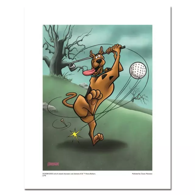 "Scooby Golf" Limited Edition Hanna-Barbera Animation Art with COA