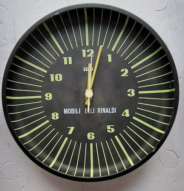 Orologio Da Parete Pubblicitario Anni 60