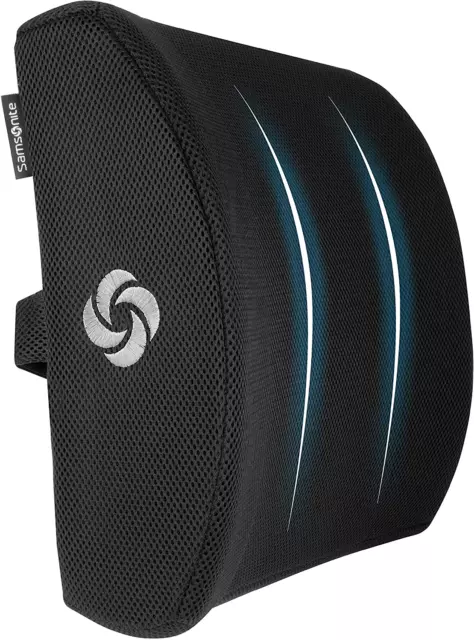 Office Chair Lumbar Support Pillow Memory Foam Car Cushion Lower Back Pain Seats