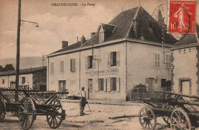 CPA 63 - CHABRELOCHE (Puy de D.) - La Poste