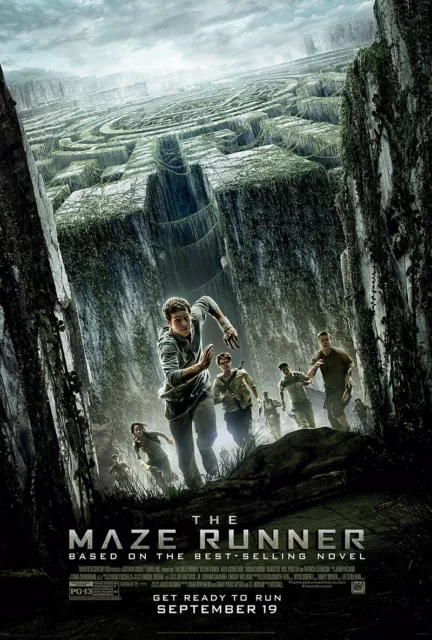 UNFRAMED The Maze Runner Movie Poster Prints Canvas Print Decor