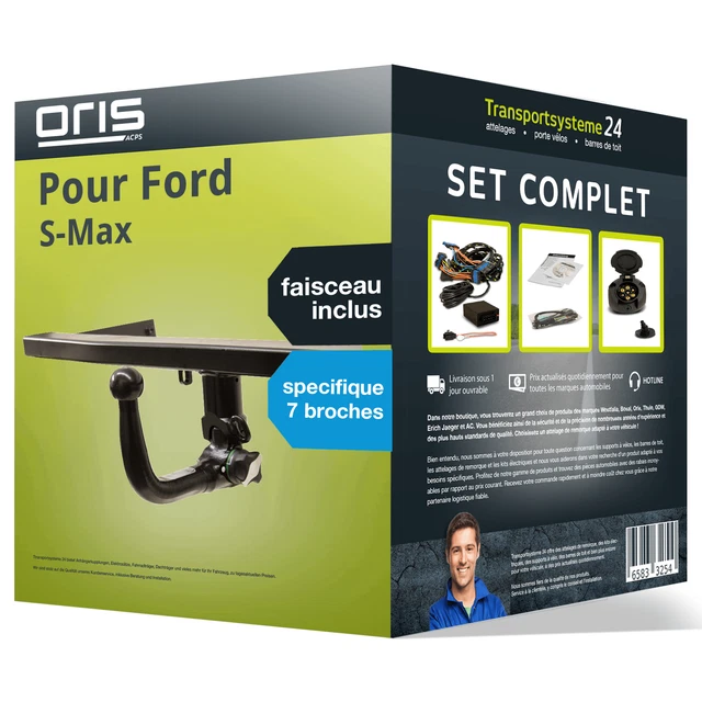 Kit Roue De Secours (galette) 17 Pouces Pour Ford S-MAX - Comprend Cric, Clé Et Sac De Rangement