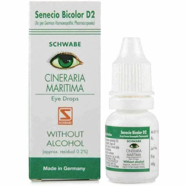 Dr Willmar Schwabe Allemagne Cineraria Maritima Sans Alcool Collyre 10ml / FS