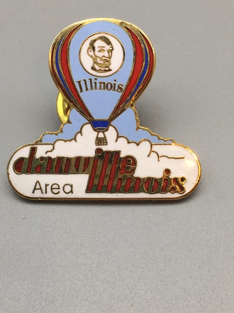 VINTAGE 1998 OFFICIAL Pin of the Hot Air Balloon Festival, Danville