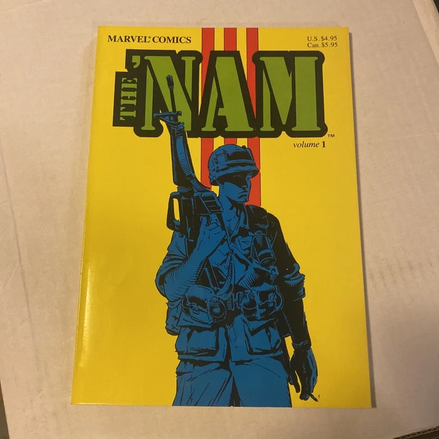Lee, Stan. The 'Nam. Volume 1. Marvel Comics.  1987. Illustrated in black, white