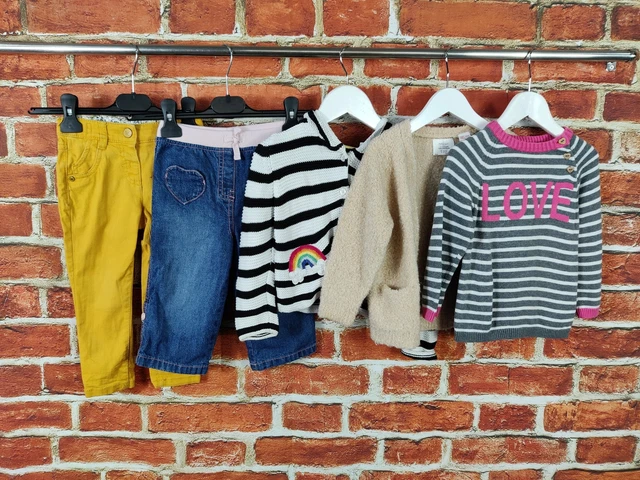 Baby Girls Bundle Age 12-18 Months Zara H&M Next Jeans Jumper Hoodie Cardy 86Cm