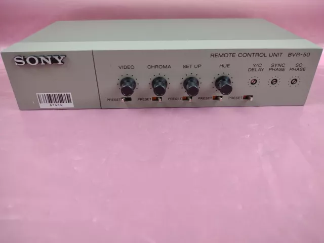 Sony Remote Control Unit BVR-50  Video Recording Editing