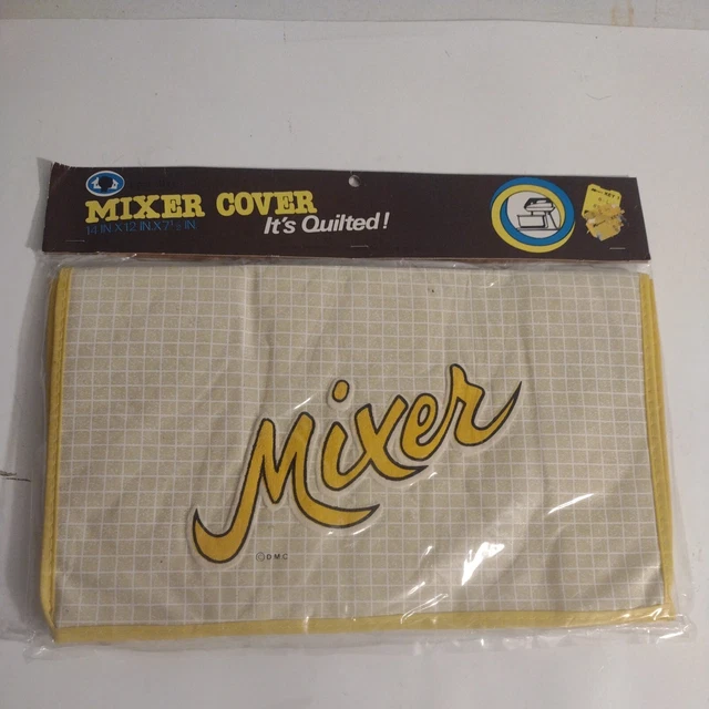 Vintage Kitchen Dora May Quilted Mixer Cover Brown Tan 14 x 12 x 7 NOS Vintage Kitchen Dora May Quilted Mixer Cover Brown Tan 14 x 12 x 7 NOS
