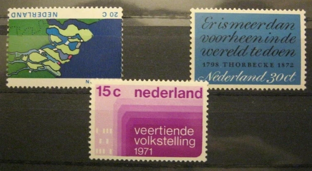Niederlande Lot  ** 3 Sondermarken Mi Nr 957- 974-989 postfrisch