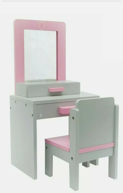 CHAD VALLEY DESIGNAFRIEND Dolls Wooden Dressing Table Chair DAF